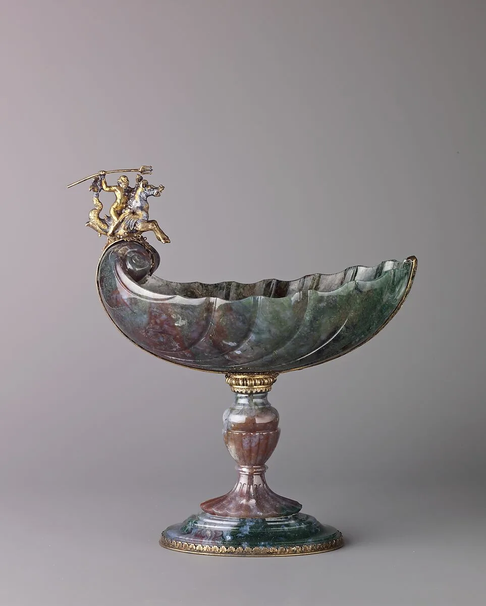 Standing Cup with Neptune on a Seahorse — Unknown