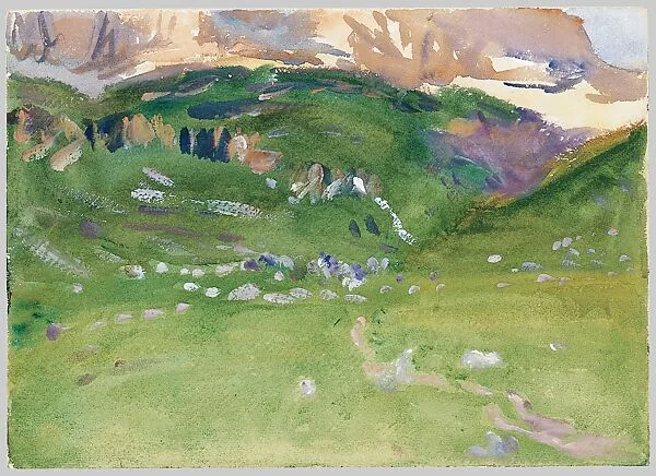 Sellar Alp, Dolomites — John Singer Sargent