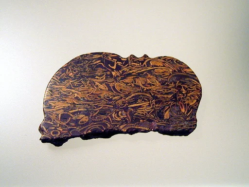 Glass mosaic fragment