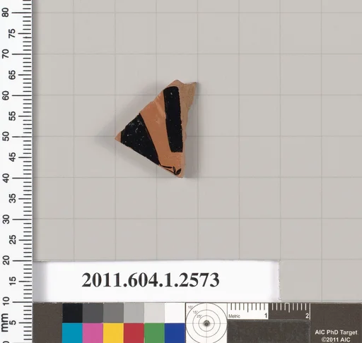 Terracotta fragment of a kylix (drinking cup)