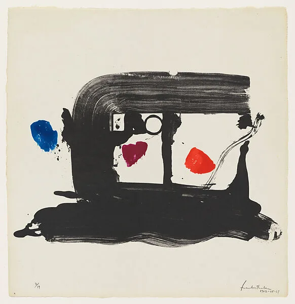 Postcard for James Schuyler — Helen Frankenthaler|Universal Limited Art Editions