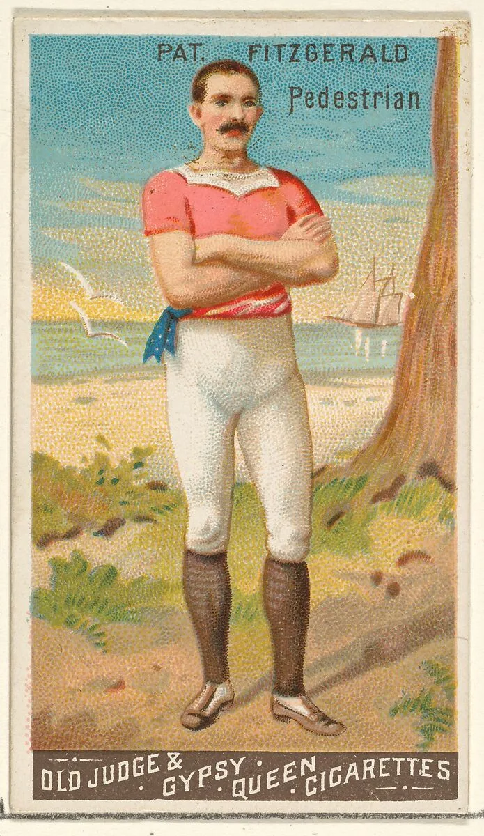 Patrick Fitzgerald, Pedestrian, from the Goodwin Champion series for Old Judge and Gypsy Queen Cigarettes — Goodwin & Company