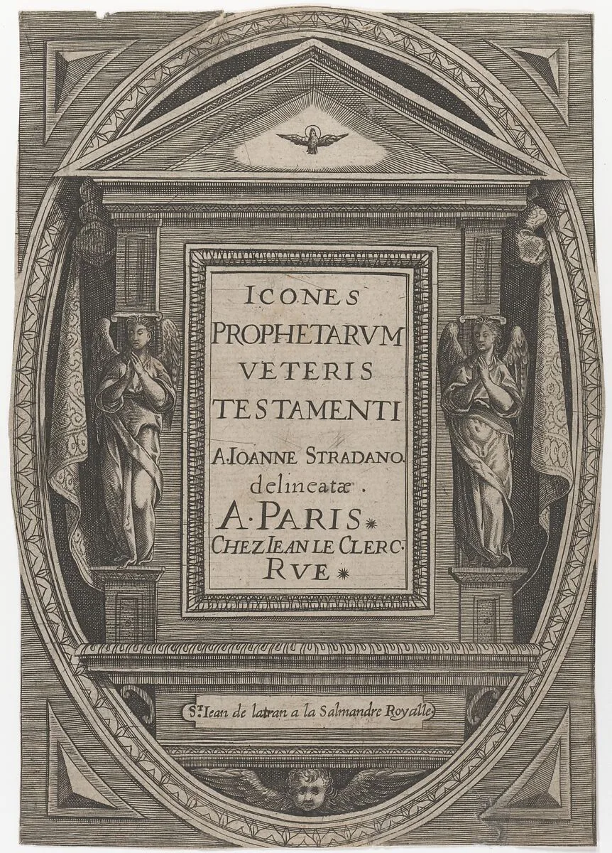 Icones Prophetarum Veteris Testamenti — Jan van der Straet, called Stradanus