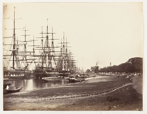 [Shipping Lying in the Hoogly River, Calcutta]