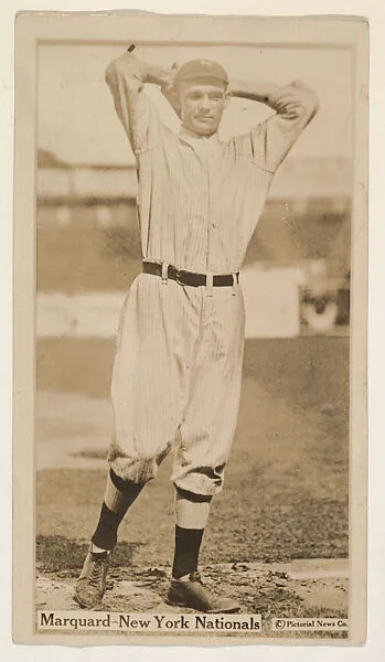 Marquard, New York Nationals, from the Famous Baseball Players, Champion Athletes, and Photo Play Stars, issued by Fatima Turkish Blend Cigarettes — Liggett & Myers Tobacco Company
