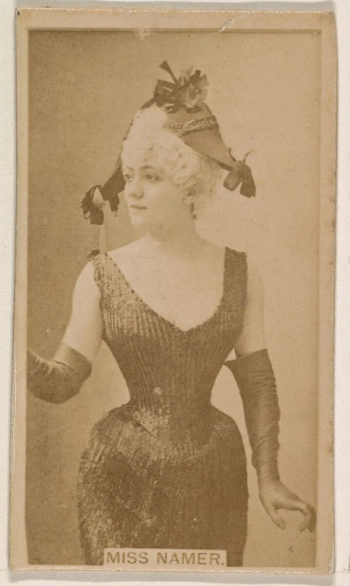 Miss Namer, from the Actresses series (N245) issued by Kinney Brothers to promote Sweet Caporal Cigarettes — Kinney Brothers Tobacco Company