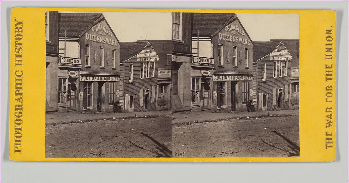 The Slave Market, Atlanta, Georgia — George N. Barnard|E. & H. T. Anthony