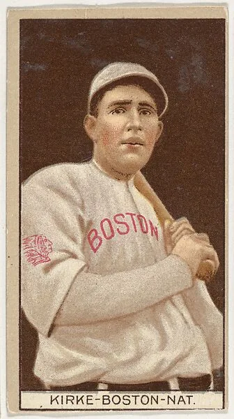 Jay Kirke, Boston, National League, from the Brown Background series (T207) for the American Tobacco Company — American Tobacco Company