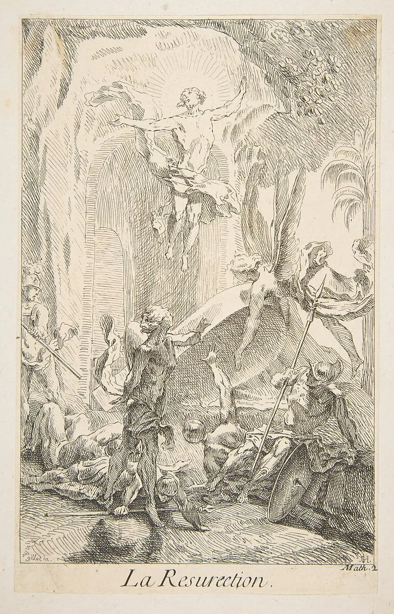 Resurrection — Claude Gillot|Jacques Gabriel Huquier