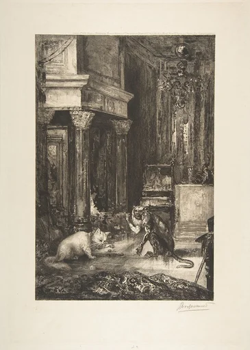 Le Singe et le chat