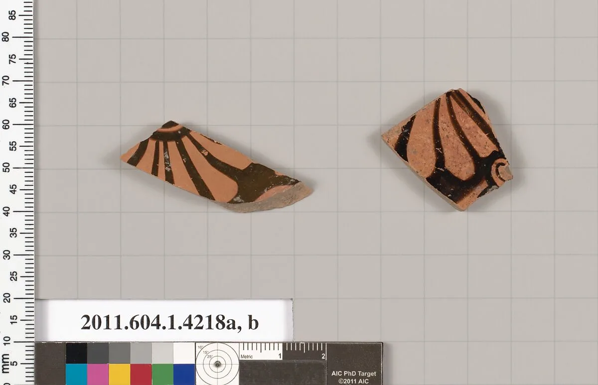 Terracotta fragments of kylikes (drinking cups) — Unknown