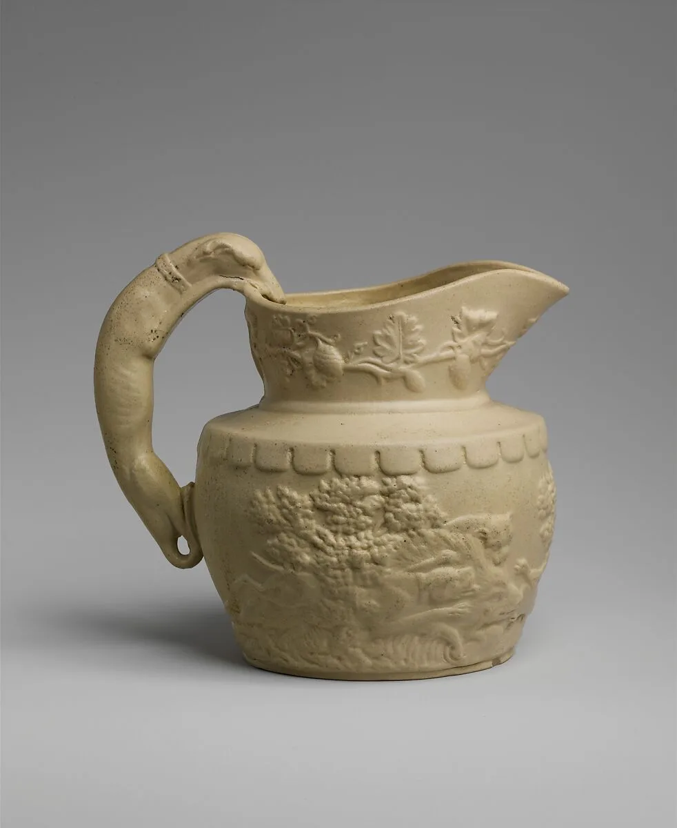 Pitcher — Daniel Greatbatch|D. & J. Henderson Flint Stoneware Manufactory