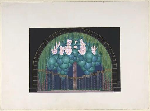 Stage set design for "L'Arbre," George White's Scandals, New York, 1928