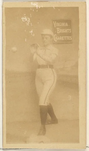 Card 3, from the Girl Baseball Players series (N48, Type 2) for Virginia Brights Cigarettes