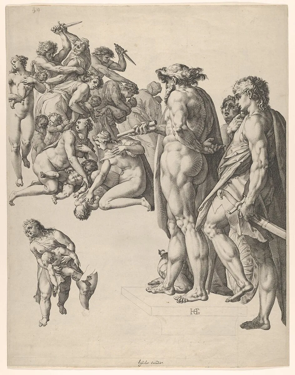 Massacre of the Innocents — Hendrick Goltzius