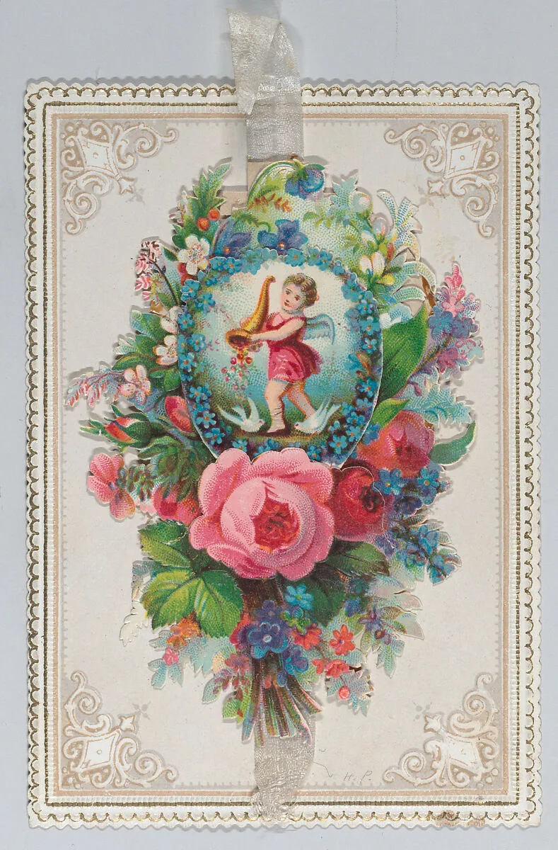 Valentine - Mechanical pull-down, hidden messages — Unknown
