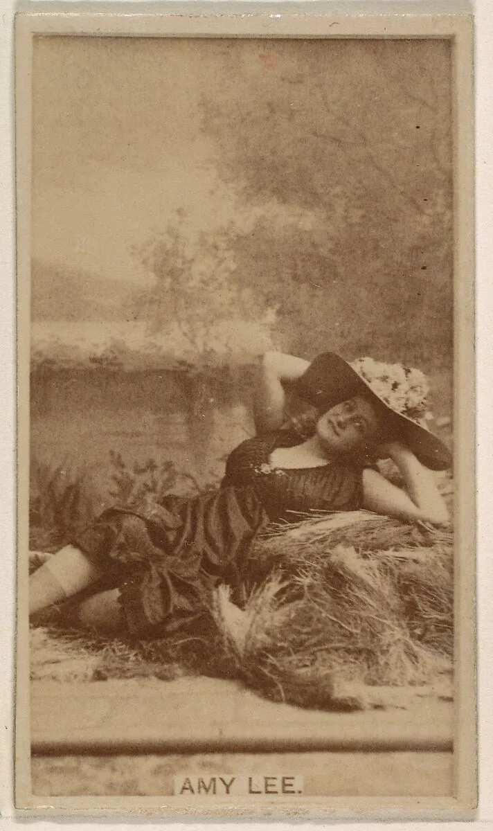 Amy Lee, from the Actresses series (N245) issued by Kinney Brothers to promote Sweet Caporal Cigarettes — Kinney Brothers Tobacco Company