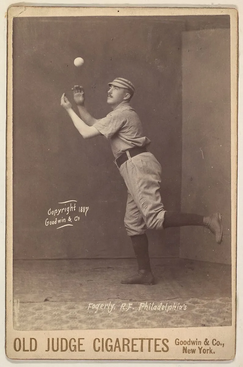 Fogerty, Right Field, Philadelphia, from the series Old Judge Cigarettes — Goodwin & Company