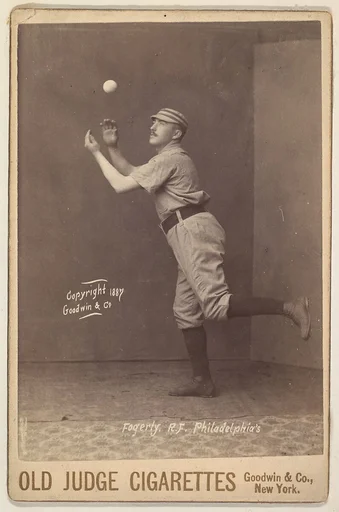 Fogerty, Right Field, Philadelphia, from the series Old Judge Cigarettes