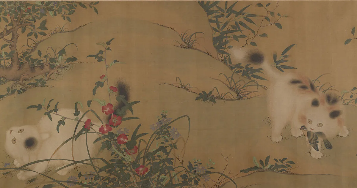 清 佚名 明宣宗(僞款) 唐苑嬉春圖 卷|Spring Play in a Tang Garden — Unidentified artist|Xuanzong