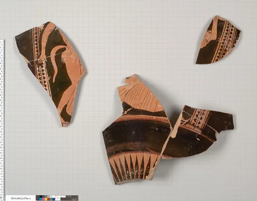 Terracotta fragments of a column-krater (bowl for mixing wine and water)
