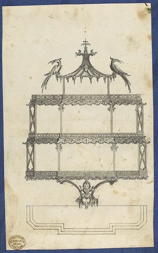 Hanging Shelves, from Chippendale Drawings, Vol. II