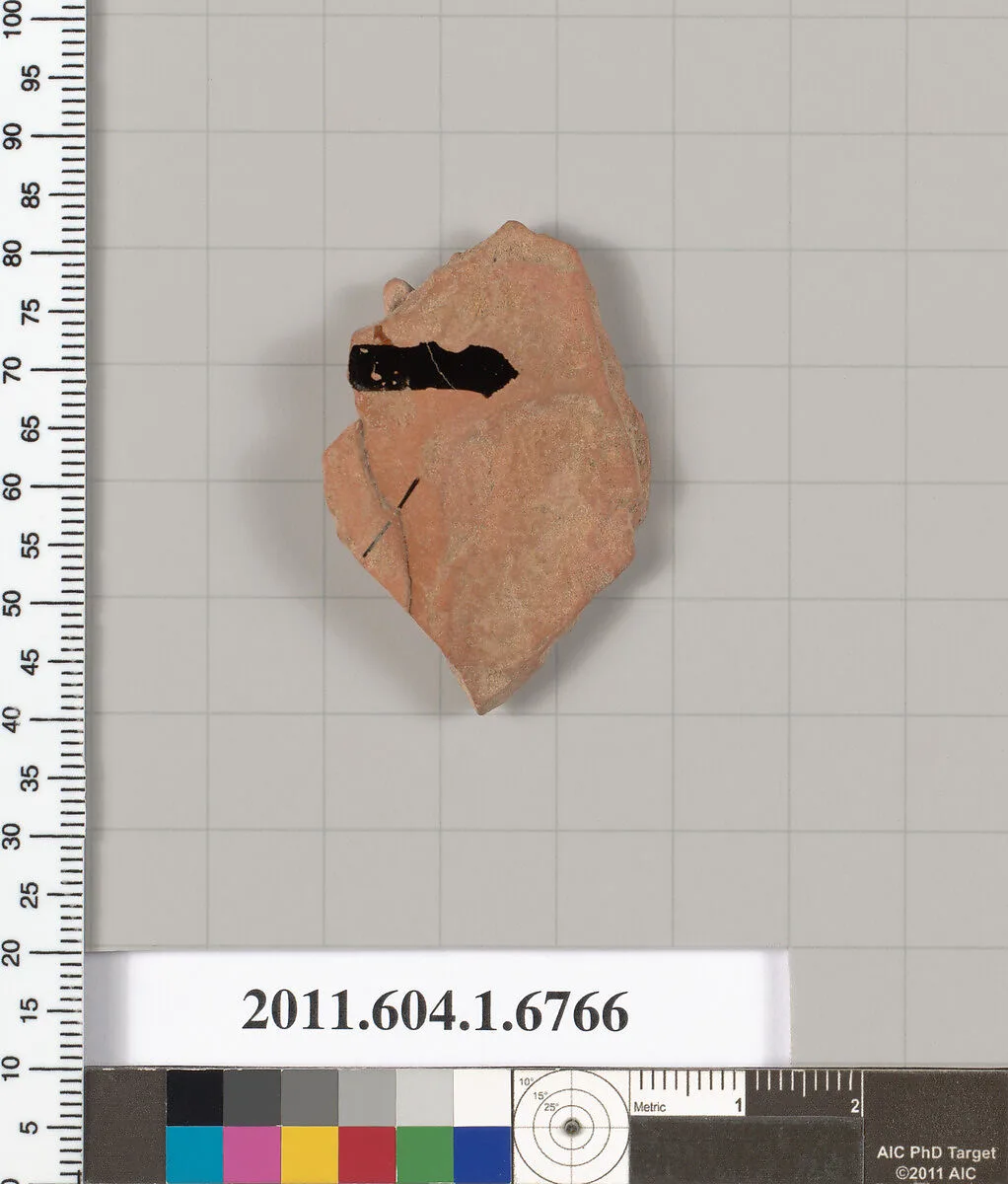 Terracotta fragment of a kylix (drinking cup) — Unknown