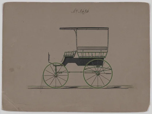 Design for Omnibus or Wagonette, no. 3636