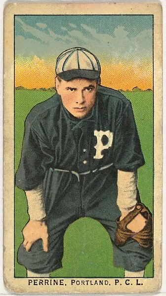 Perrine, Portland, Pacific Coast League, from the "Obak Baseball Players" set (T212), issued by the American Tobacco Company to promote Obak Mouthpiece Cigarettes — American Tobacco Company