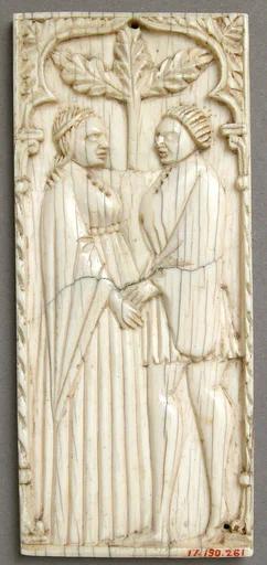 Plaque with a Pair of Lovers
