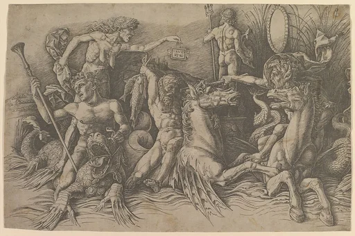 The Battle of the Sea Gods (left portion of frieze)