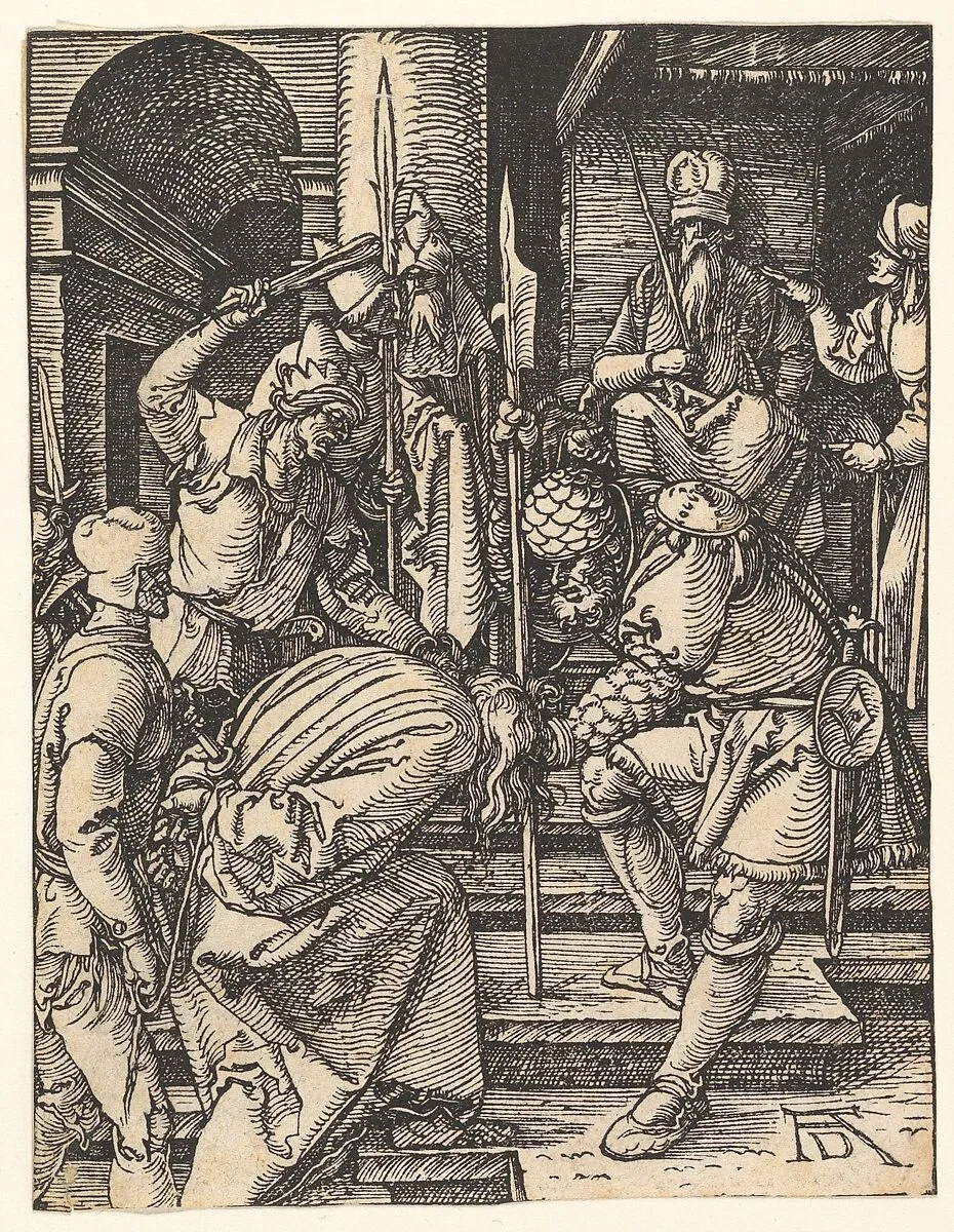 Christ Before Annas, from "The Small Passion" — Albrecht Dürer