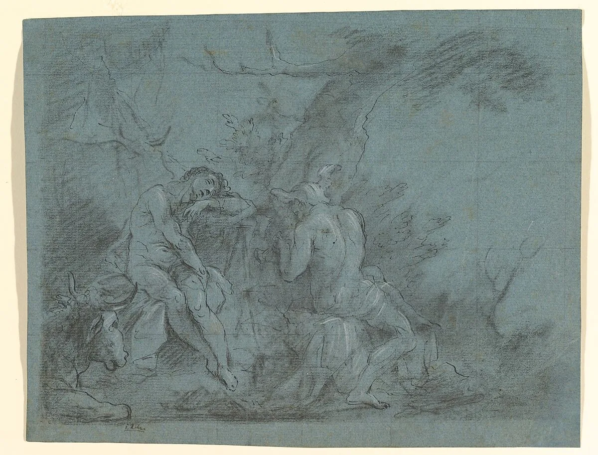 Mercury and Argus — Januarius Zick