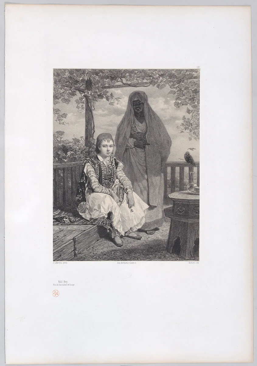 Halil Bey, fils du Caïmakan de Sinope — Jules Laurens|Bertauts|Jules Didier