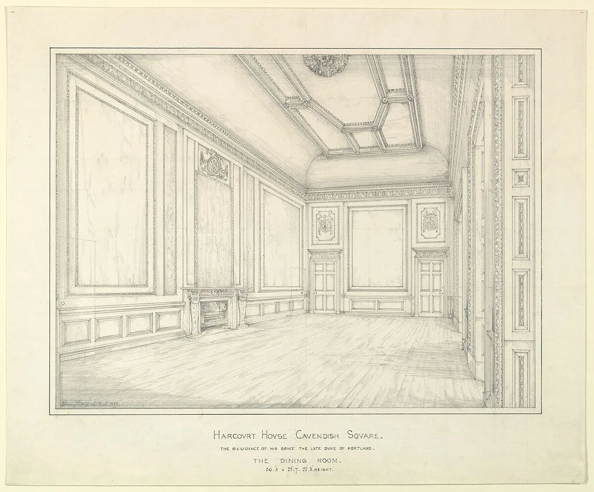 Harcourt House Cavendish Square, The Dining Room — Henry Hodge