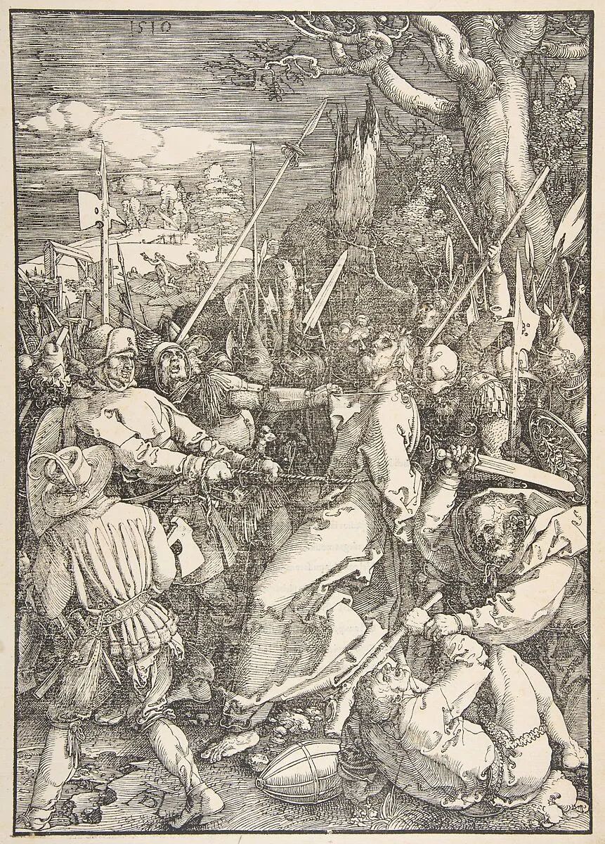 The Betrayal of Christ, from "The Large Passion" — Albrecht Dürer
