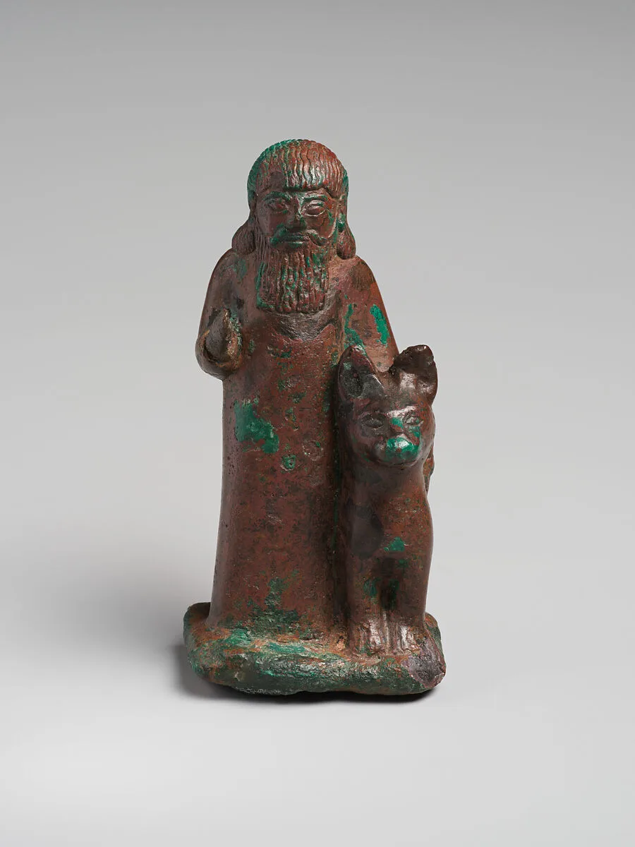 Man and dog — Unknown