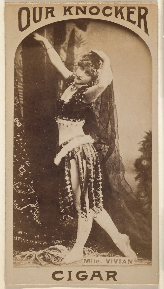Mlle. Vivian, from the Actresses series (N665) promoting Our Knocker Cigars — Unknown