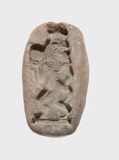 Mold for an Amulet of Bes with a Tambourine