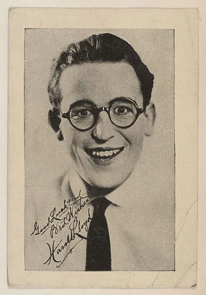 Harold Lloyd Movie Star trading card (W500) — Unknown