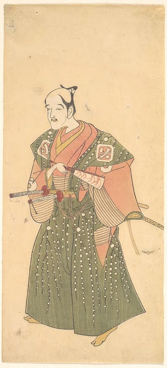 初代嵐音八 (複製?)|The Actor Arashi Otohachi I (facsimile?) — Ippitsusai Bunchō 一筆齊文調