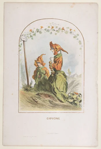 Capucine, from "Les Fleurs Animées"