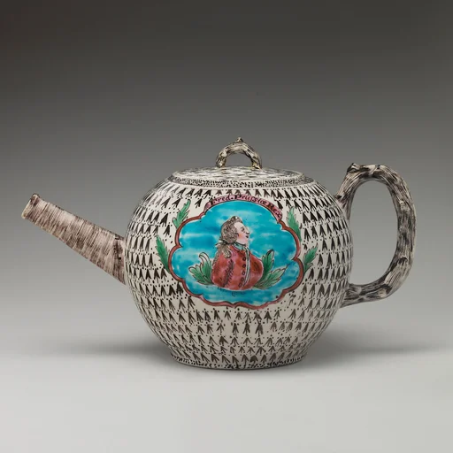 Teapot with portrait of Frederick the Great of Prussia (1712–1786)
