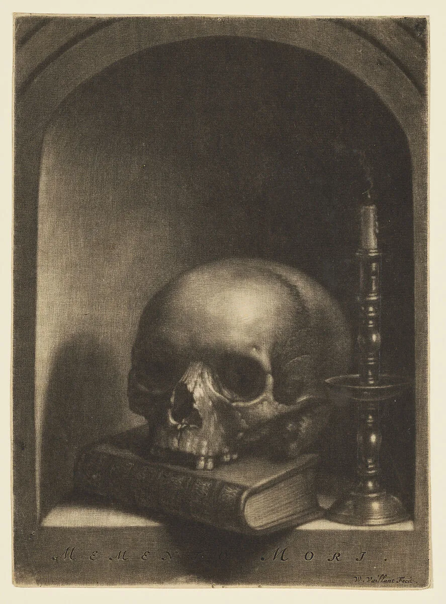 Vanitas Still Life in a Niche — Wallerant Vaillant