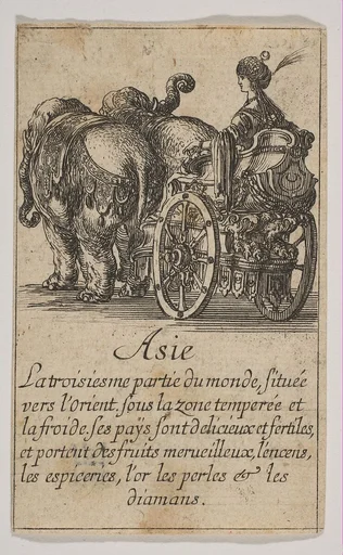 Asie, from "Jeu de la Géographie"