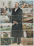 Explosives, from the World War I Puzzle Cards series — Chocolates Jaime Boix, Barcelona|J. Lopez|Alfred Nobel