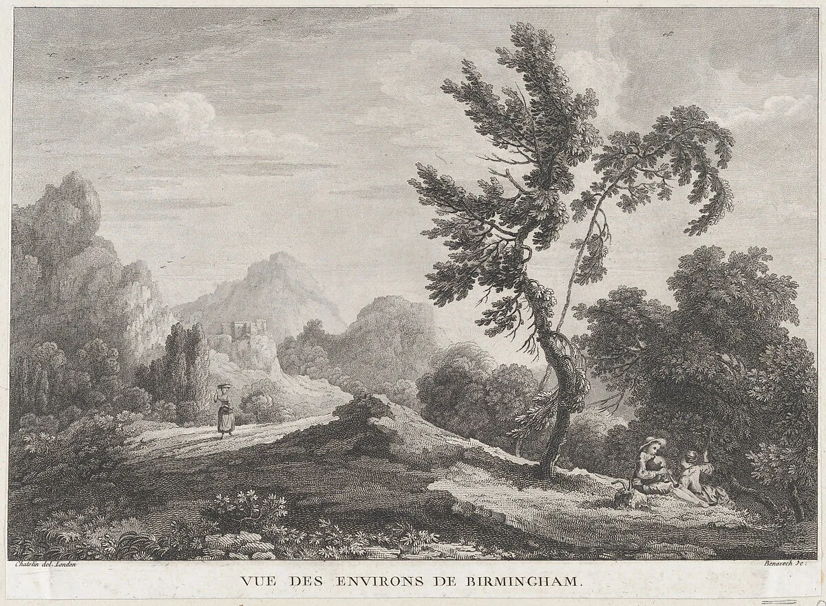 View of Birmingham — Peter Paul Benazech|Jean-Baptiste-Claude Chatelain