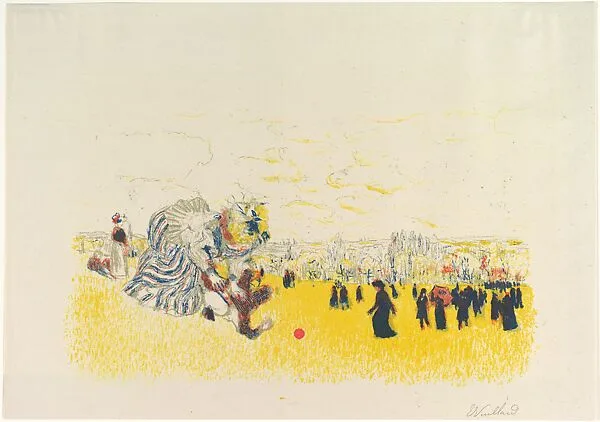 Jeux d'enfants (Children's Games), from the Album des Peintres-Graveurs (Paris: Vollard, 1897) — Edouard Vuillard|Ambroise Vollard