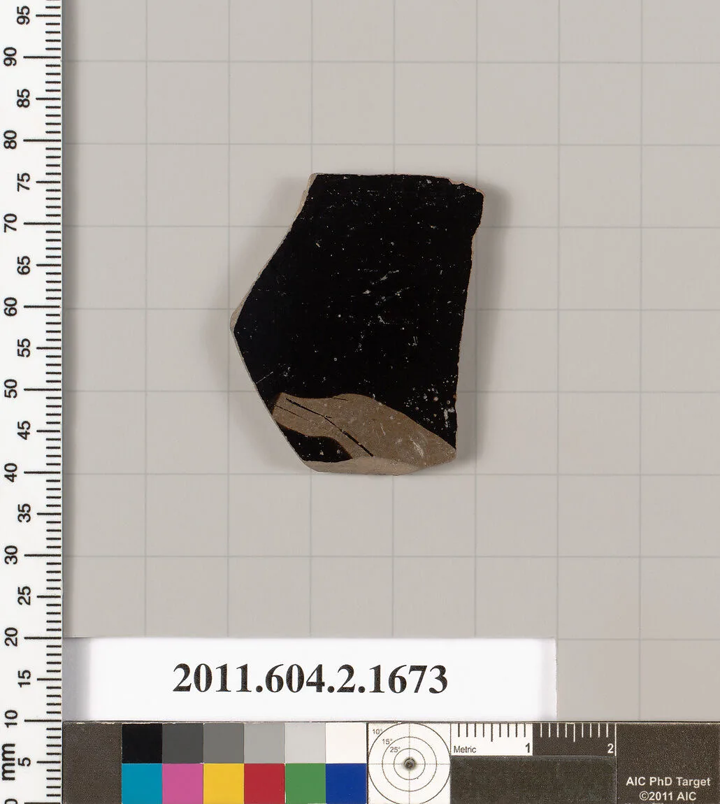 Terracotta fragment of a skyphos (deep drinking cup) — Unknown