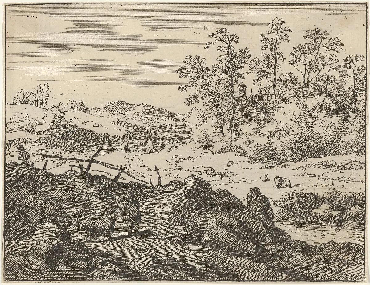 The Shepherd and the Lamb — Allart van Everdingen